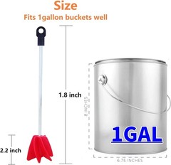 Versatile 3-Sized Drill Attachment Paint Mixer – Ideal for Resin & Epoxy Mixing