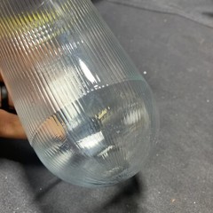 Replacement 6-1/2″ x 3-1/4″ diameter Threaded Clear Glass Explosion Proof Globe