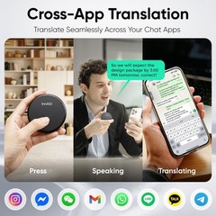 AI Language Translator Device with Voice Cloning,GPT-Powered Real-Time Translate
