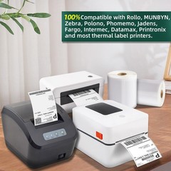 4″x6″ Direct Thermal Shipping Labels for Phomemo Printer Fanfold and Rolls lot