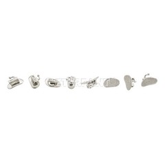 ETERFANT Dental Orthodontic Buccal Tubes 1st/2nd Molar Roth/MBT 018/022 Bondable