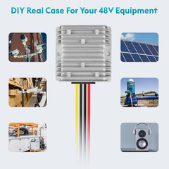 DC18V-60V to 12V Converter 20A 240W Golf Cart 24V 36V 48V Step down to 12V Conve