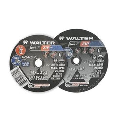 Walter 11L405 4 x 0.03 x 0.62 in. Zip Cut Off Wheel – Arbor Type 1