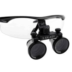 Dental Surgical 3.5X Magnifier Magnification Glasses Medical Binocular Loupes