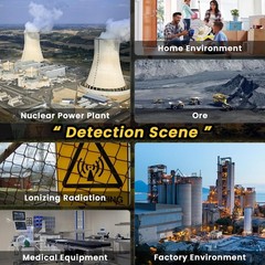 FNIRSI GC-01 Geiger Counter Nuclear Radiation Detector Beta Gamma X-ray