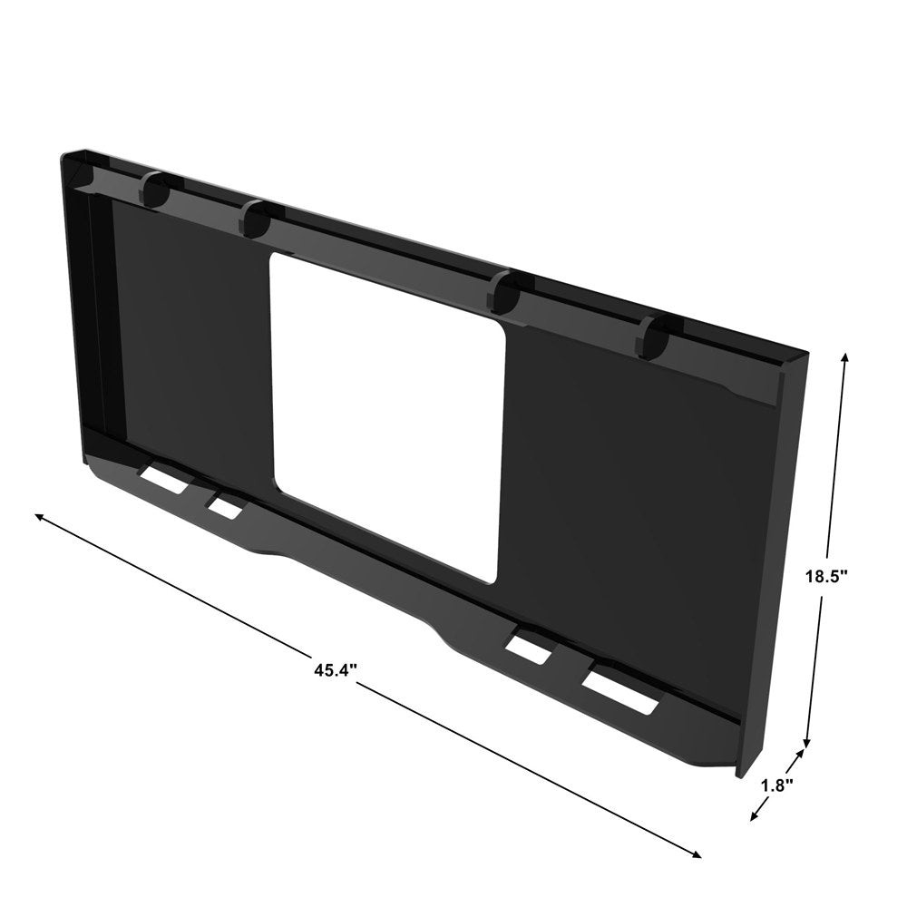 44.9″ Universal Skid Steer Weld-on Mount Plate with Window Universal