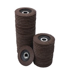 50 Pcs 4-1/2″×7/8″ 40 Grit Premium Zirconia Flap Disc Sanding Grinding Grey