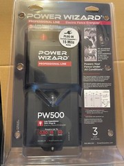 Power Wizard PW500 110V Plug-In Electric Fence Charger (Sealed/Unused)