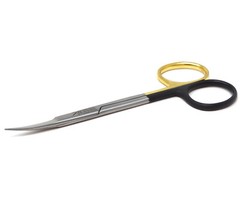 TC Iris Scissors Curved Super Cut Sharp Scissors Dental Surgery Bandage Shears