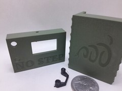 Meshtastic case Heltec V3 node case Holds 2000mah batt holds 3D printed GREEN