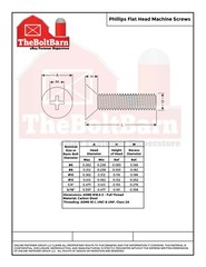 #6-32 Phillips Flat Head Machine Screws Bolts Zinc Coarse (Pick Length & Qty)