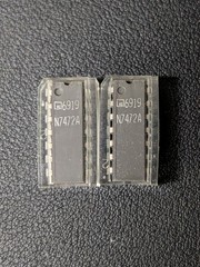 Vintage 1969 Signetics N7472A Master-Slave JK Flip-Flop IC Chip Lot of 2 Ceramic