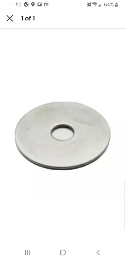 3/16″ × 3/4″, Fender washers, (100) Zinc Finish, Flat Washers. QUALITY Hardware