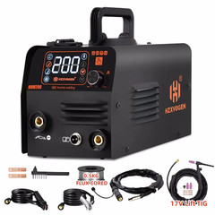 3 In1 MIG/TIG/MMA Semi-Automatic Welding Machine HVM200 Inverter Welder Synergy