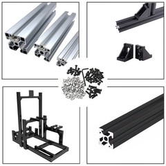 100Pcs M6 T-Nuts Screws Assortment Kit, Hammer Head T-Slot Nut for 3030 Serie…