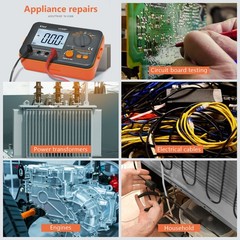 1000V Insulation Resistance Meter MegOhm Tester Portable 2000MΩ Megohmmeter Volt