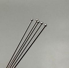 10pcs Dental Ball-Type Retainer J Clasp Oblique Clasps Bars 0.7/0.8/0.9/1.0mm