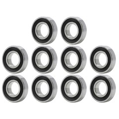 6000-2RS Ball Bearing 10x26x8mm 6000 2RS Rubber Sealed Supreme (PCs 10)