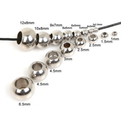 Ø 3mm- 60mm Stainless Steel Balls w Hole Bearing Smooth Through Hole Steel Ball