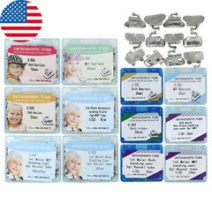 USA Dental Orthodontic Buccal Tubes MBT Roth 022 1st 2nd Molar Bondable Single