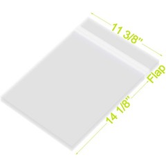 Golden State Art, Pack of 100, Acid-Free Crystal Clear Sleeves Storage Bags for