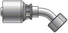12G-12FJX45S MegaCrimp Coupling Female JIC 37 Flare Swivel – 45 Bent Tube