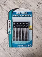 Lead Refills Promarx HB #2 0.7mm 60 pieces Fits all 0.7mm Mechanical Pencils