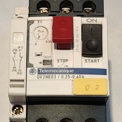 Telemecanique GV2ME03 0.25-0.40A Motor Starter Circuit Breaker w/ GVAN11 Aux Con