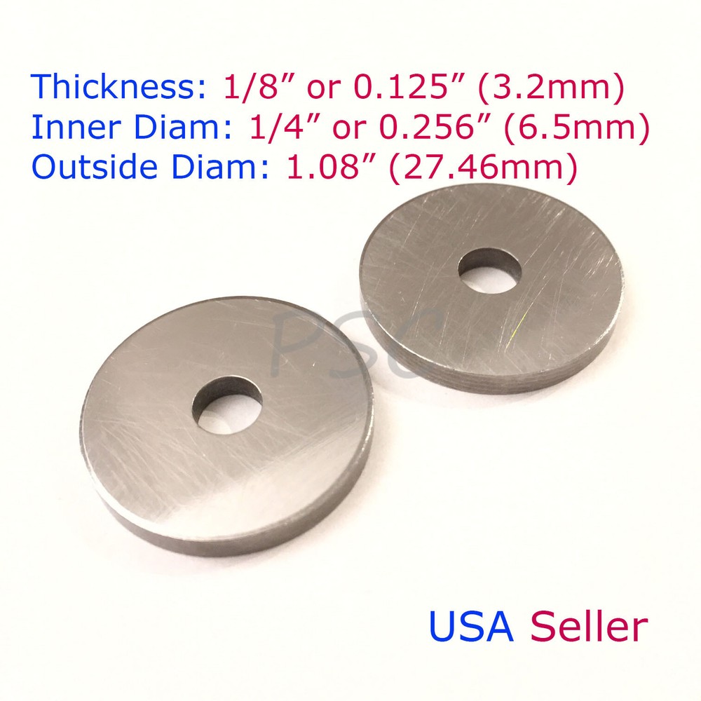 Steel Fender Washer Heavy Thick 1″ OD x 1/8″ Thick (27.5OD x 3.2mmTh)