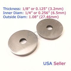 Steel Fender Washer Heavy Thick 1″ OD x 1/8″ Thick (27.5OD x 3.2mmTh)