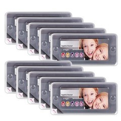 Dental Orthodontic Monocrystalline Sapphire Ceramic Brackets Roth/MBT .022/018