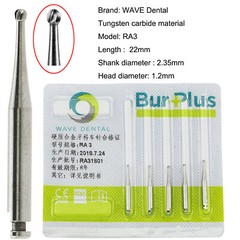 WAVE Dental Bur Plus Tungsten Carbide Latch Low Speed Drill Round RA 1 – 8 41