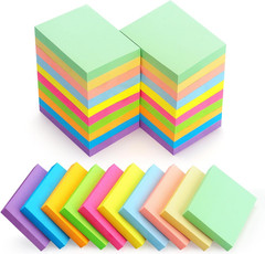 30 Pads Mini Sticky Notes 1.5×2 Inch Self Stick Memo Notes 1800 Sheets