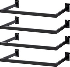 Slatwall U-Shaped Rectangular Tubing Hangrail – 24″x12″, Slatwall Accessories…
