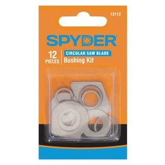 Spyder 12-Piece Saw Blade Arbor Bushing Adapter Kit, 13112