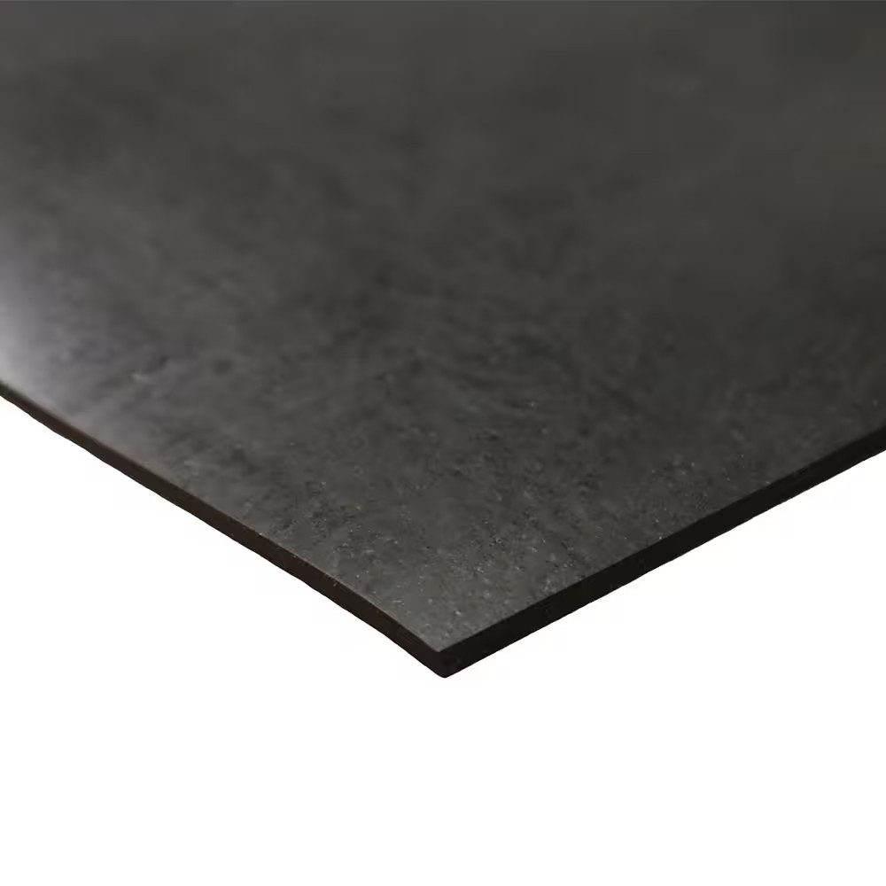 60A – Black – 0.062 In. X 8 In. X 8 In. General Purpose Rubber Sheet (5-Pack)