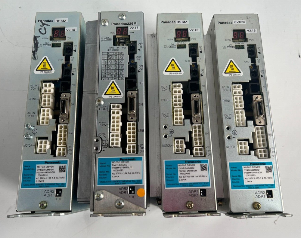 (LOT OF 4) Panasonic Panadac 326M Motor Driver DV47L010MSGH