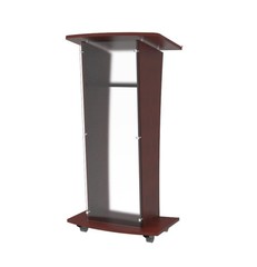 Wood Acryilic Podium Church Pulpit Frost Event Speaker Pulpit Lectern School