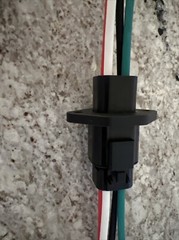 10 AWG Black Assembled Deutsch DTP 4 Pin waterproof connector Mount Flange