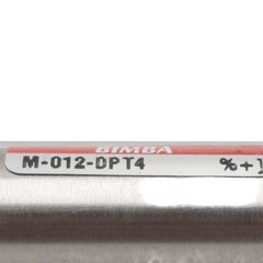 Bimba M-012-DPT4 Pneumatic Cylinder, ø7/16in Bore, 2in Stroke, UNF0.190, 250psi