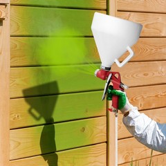 Air Hopper Spray Gun Paint Texture Tool Drywall Wall Painting Sprayer w/3 Nozzle