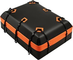 15/20 Cubic Feet Car Roof Bag Waterproof Rooftop Cargo Carrier w/Lock&Storage Ba