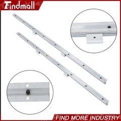 Findmall 2 pcs SBR20-1500mm Linear rail 4 piece SBR20UU Brass Router Block
