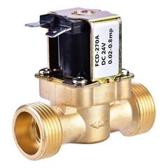 3/4 DC 24V Normally Closed Brass Electric Solenoid Magnetic Valve For Water