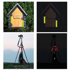 3 Rolls Reflective Tape Outdoor Waterproof, Reflective Warning Tape, Trailer Ref