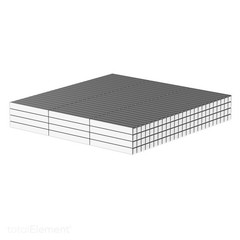 1/2 x 1/16 x 1/16 Inch Neodymium Rare Earth Block Magnets N42 (300 Pack)