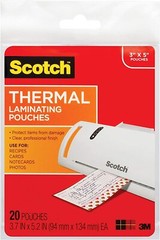 Scotch Thermal Laminating Pouches, 5 Mil Thick for Extra Protection,…