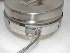 Chemglass CG-1100 Stainless Steel 350ml Oil Bath with Warranty Excellent
