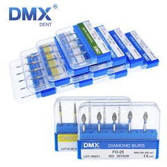 Dental Diamond Burs FG for High Speed Handpiece 5Pcs/pack Drills DMXDENT
