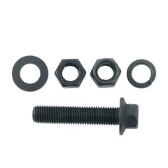 2 Pack Tractor Bucket Hooks with Tie down Ring, Grade 70 Forged Steel Black